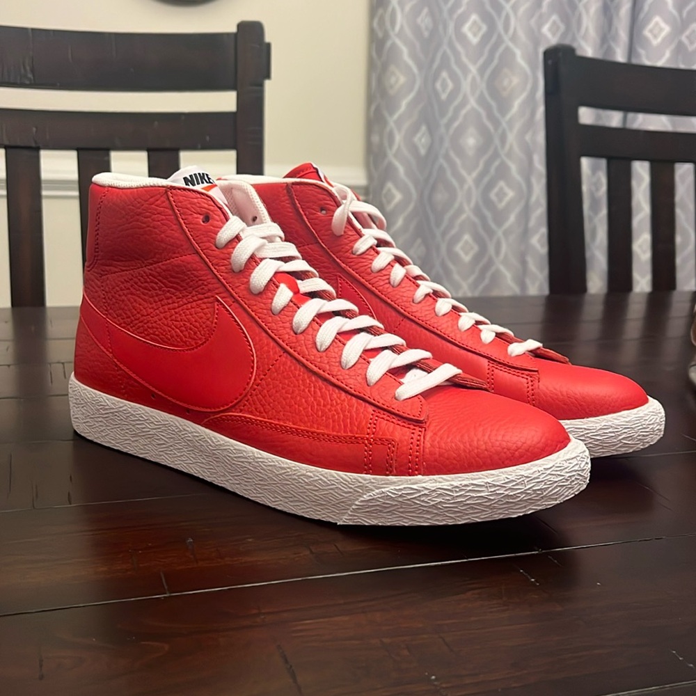 Nike Blazer Mid PRM Premium Shoes Sneakers game red 429988 604 Mens Size 11